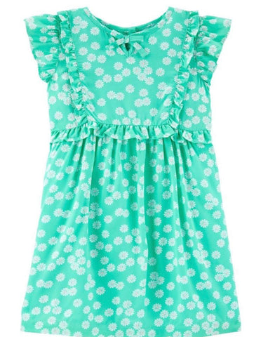 Teal Floral Dress