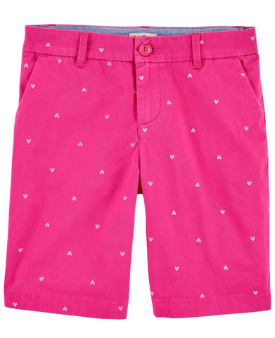 Pink Heart Shorts