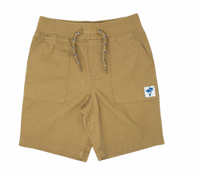 Khaki shorts rope pull string